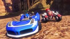 Sonic racing Knuckles