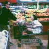 January 4, 2015: "@michaelkeenan and I riding dirty in the supermarket. ✨✨✨✨✨"