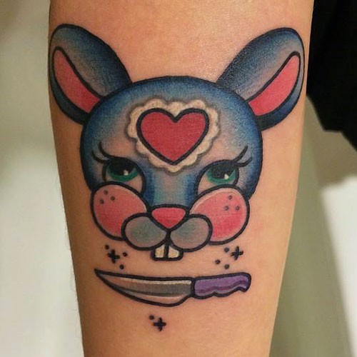 melaniemartinezbunnytattoo  Melanie martinez Melanie Bunny tattoos