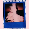 January 4, 2015: "🎂🍰🍦 somethings wrong with my pola camera, or this pack of film. theres a line in every photo. 😭😭"