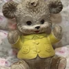 Vintage Edward Mobley squeaky bear with blinky eyes US$50