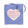 Handle Heart Tote Blue