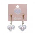 K-12 Ruffle Heart Earrings