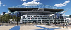 Stadium precinct plaza, Harbour Esplanade and Docklands Stadium