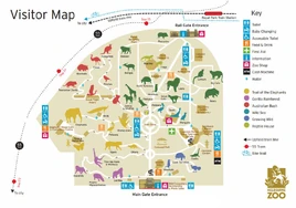 Melbourne-zoo-map