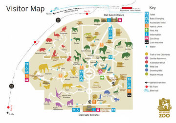 Map Of Werribee Zoo Bordrlxlv6Wthm
