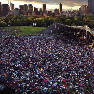 Sidney Myer Music Bowl in the heart of the City