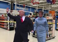 Donald Trump at the Walmart Presidential Meeting