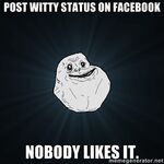 An example of a Forever Alone Image Macro on the Meme Generator.