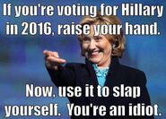 Voting for Hillary