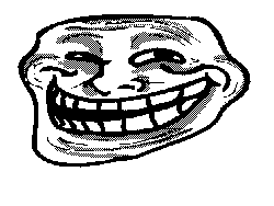 Meme troll face Trollface ASCII