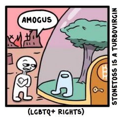 Variations of Amogus (HD), Ironic 'Among Us' Memes