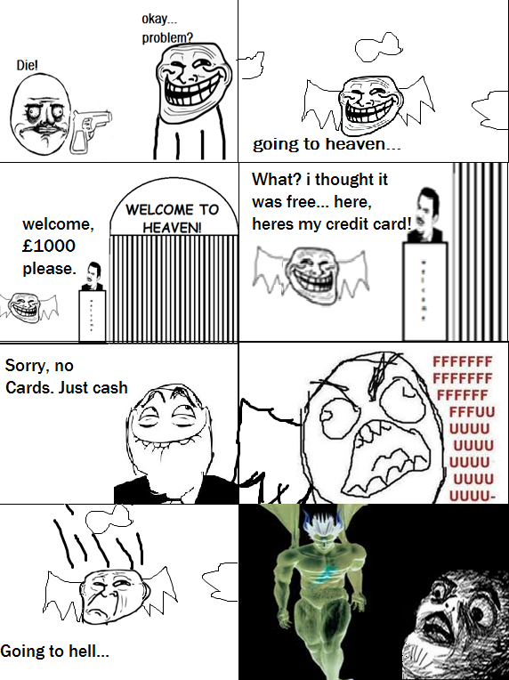 Lol crying illustration, Rage comic Internet meme Crying Trollface, meme,  comics, face, head png