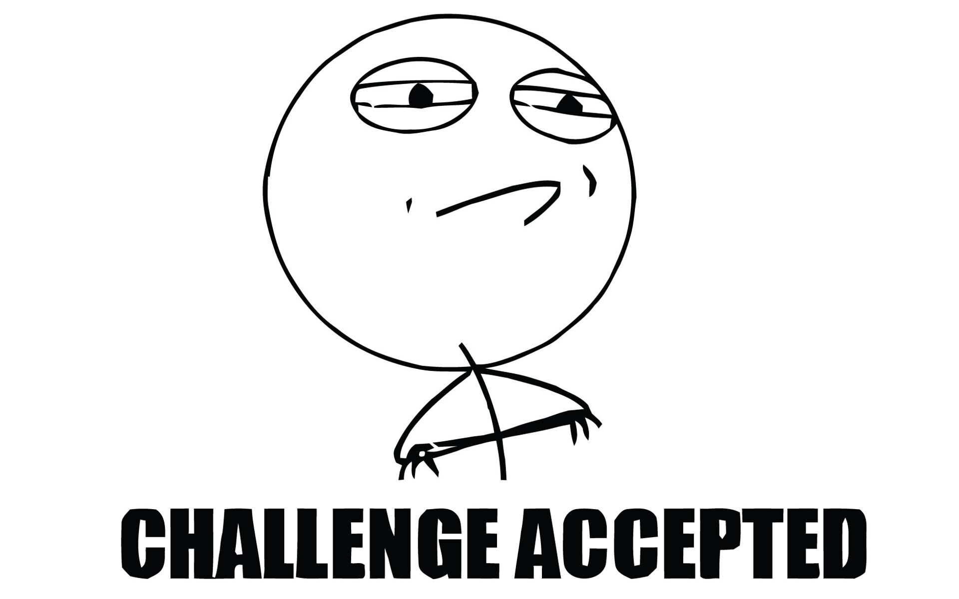 rage faces challenge accepted