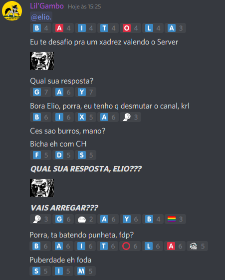 Discord no Xadrez 