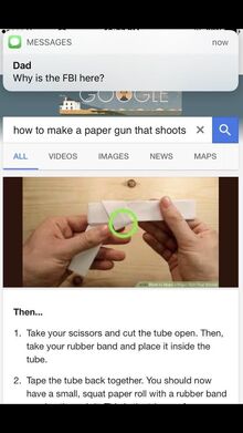 How to make a paper gun that shoots
