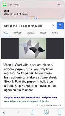 How to make a paper ninja star