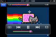 Nyan Cat - barra de progreso en YT