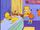 Bart golpea a Homero Simpson con una silla