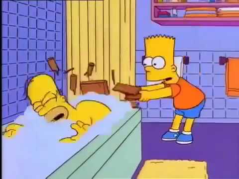 Entretener Robar a tristeza Bart golpea a Homero Simpson con una silla | Memespedia | Fandom
