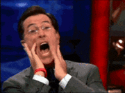 Colbert Screaming.gif