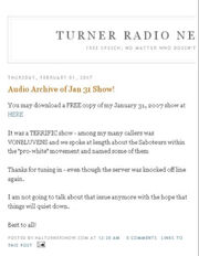 Hal Turner recupera su blog