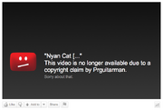 Nyan Cat - reclamo de copyright