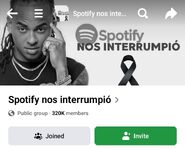 Spotify nos interrumpió