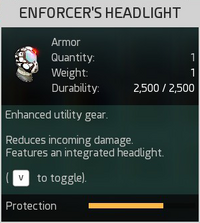 Enforcer's Headlight