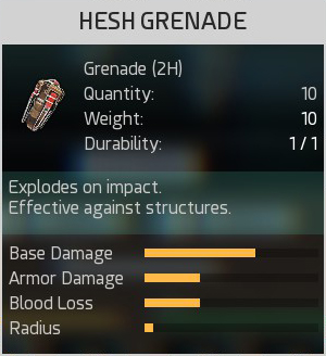 Hesh Grenade