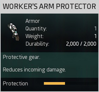 Worker's Arm Protector