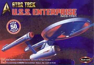 ポーラライツ 1/1000 スタートレック エンタープライズ NCC-1701