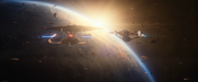USS Enterprise-D and Titan-A