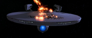 USS Enterprise self destructs
