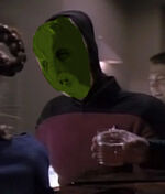 Valentine alien bassoonist
