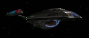 A Federation Nova-Class Starship belonging to Starfleet