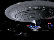 USS Enterprise-D at Qualor II remastered