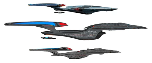 The USS Illustrious escorted by the USS Endurance and the USS Pearl Harbor.