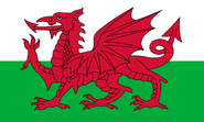 The flag of Wales