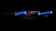 USS Enterprise-D ventral aft view, 2370