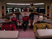 Riker Enterprise bridge crew 2367