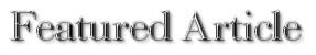 Featured Article