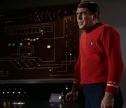 Scott repariert die Enterprise im Jahr 1969.