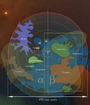 Die Ausdehnung des Imperiums zu seinem Höhepunkt.