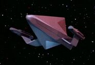 The original Aurora, made from the Tholian ship with nacelles added