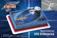 USS Enterprise DecoSet cake topper