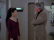 Troi meets Kyle Riker