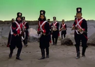 Alien musket-wielding soldier TNG: "Hide And Q" (uncredited)