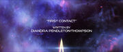1x07 First Contact title card
