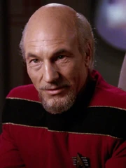 Ein Hologramm von Jean-Luc Picard